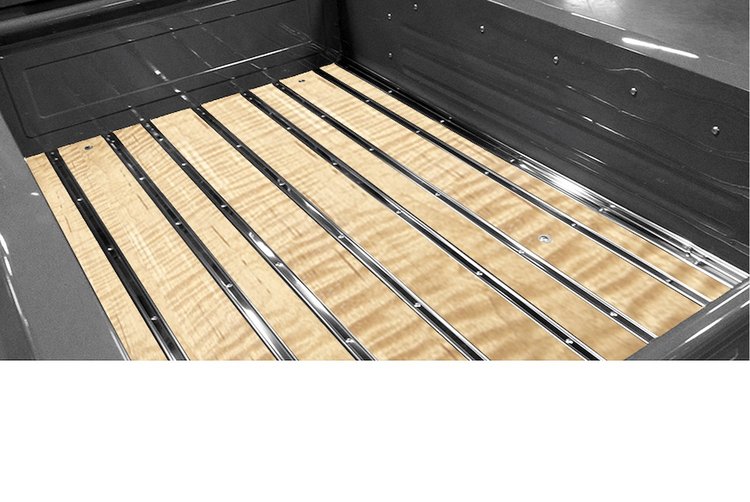 101117210 BedWood-X Kit for 1930 Chevy Shortbed, Stepside Truck, Curly Maple BedWood [Finished w/HydroShine]