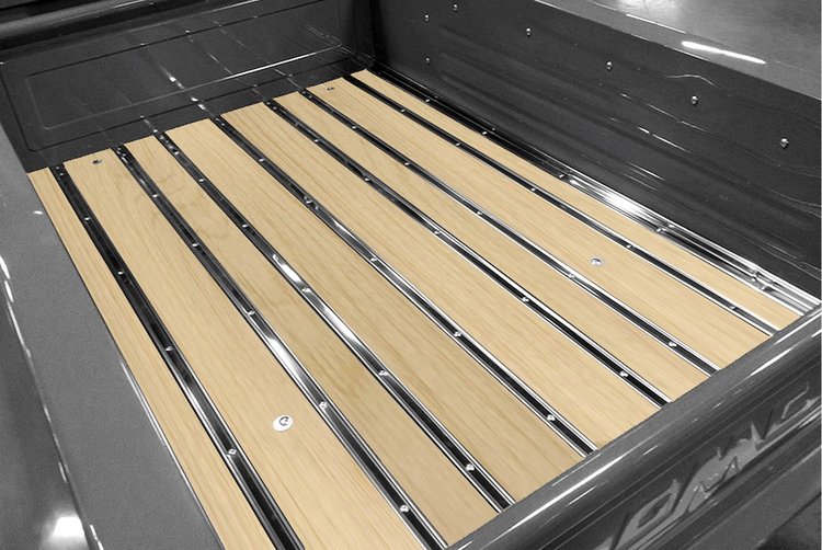 101119014 Bed-in-a-Box Kit for 1930 Chevy Shortbed, Stepside Truck, Pine BedWood [Unfinished]