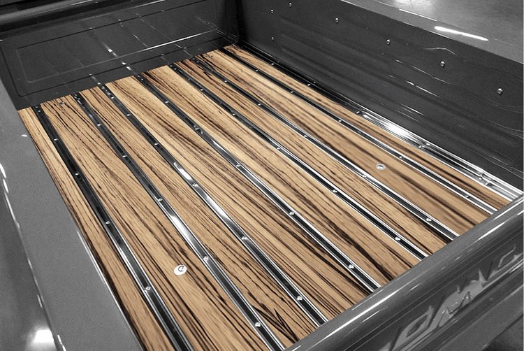 101134114 BedWood-X Kit for 1930 Chevy Shortbed, Stepside Truck, Zebra Wood BedWood [Finished w/HydroSatin]