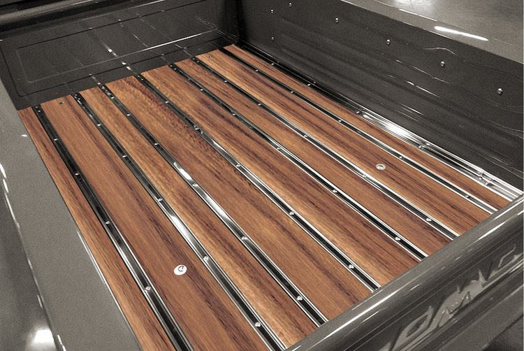 105113115 BedWood-X Kit for 1934-1936 GMC Longbed, Fenderside Truck, Black Walnut BedWood [Finished w/HydroSatin]