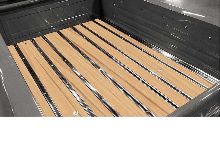 105121115 BedWood-X Kit for 1934-1936 GMC Longbed, Fenderside Truck, Cypress BedWood [Finished w/HydroSatin]