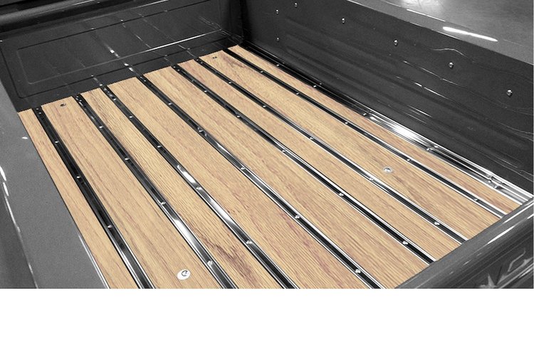 107110212 BedWood-X Kit for 1937-1939 Chevy Shortbed, Stepside Truck, Red Oak BedWood [Finished w/HydroShine]