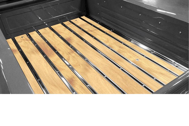 107115210 BedWood-X Kit for 1937-1939 Chevy Shortbed, Stepside Truck, Flamed Birch BedWood [Finished w/HydroShine]