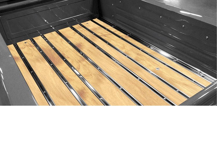 109115115 BedWood-X Kit for 1939 GMC Shortbed, Fenderside Truck, Flamed Birch BedWood [Finished w/HydroSatin]