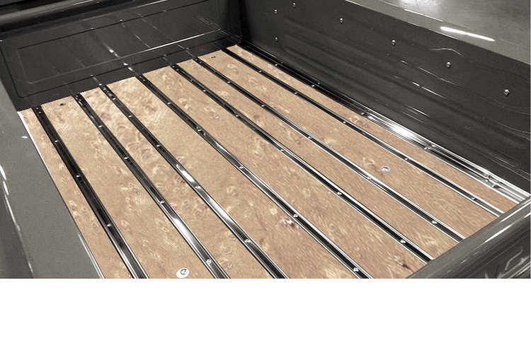 109116210 BedWood-X Kit for 1939 GMC Shortbed, Fenderside Truck, Birdseye Maple BedWood [Finished w/HydroShine]