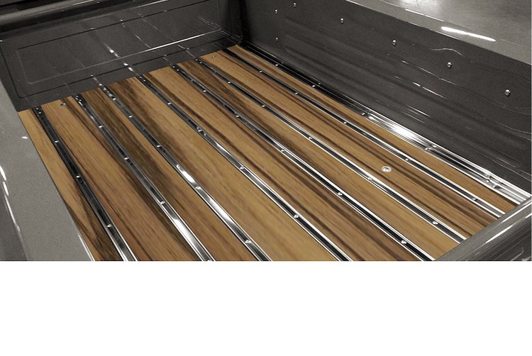 109133015 Bed-in-a-Box Kit for 1939 GMC Shortbed, Fenderside Truck, Black Limba BedWood [Unfinished]