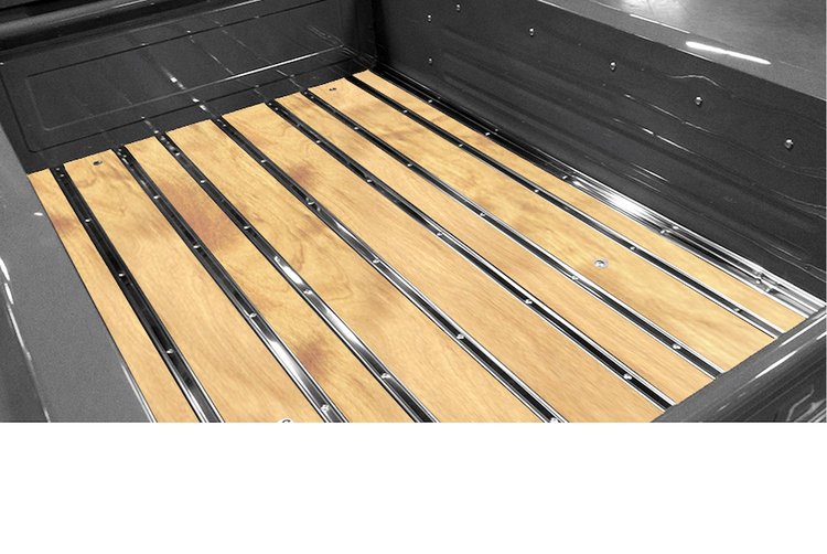 110115114 BedWood-X Kit for 1939 GMC Longbed, Fenderside Truck, Flamed Birch BedWood [Finished w/HydroSatin]