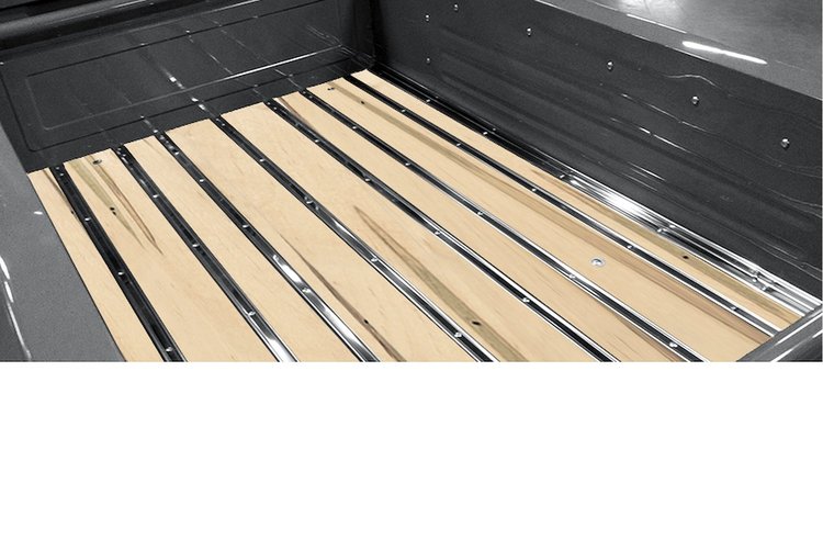 110118112 BedWood-X Kit for 1939 GMC Longbed, Fenderside Truck, Wormy Maple BedWood [Finished w/HydroSatin]