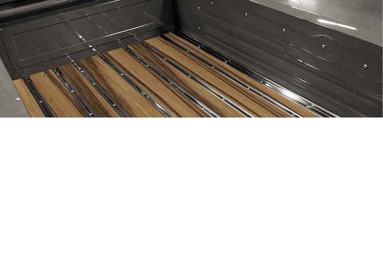 112133014 Bed-in-a-Box Kit for 1940 GMC Longbed, Fenderside Truck, Black Limba BedWood [Unfinished]