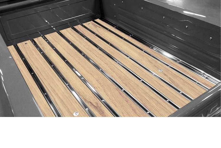 113110114 BedWood-X Kit for 1940-1945 Chevy Shortbed, Stepside Truck, Red Oak BedWood [Finished w/HydroSatin]