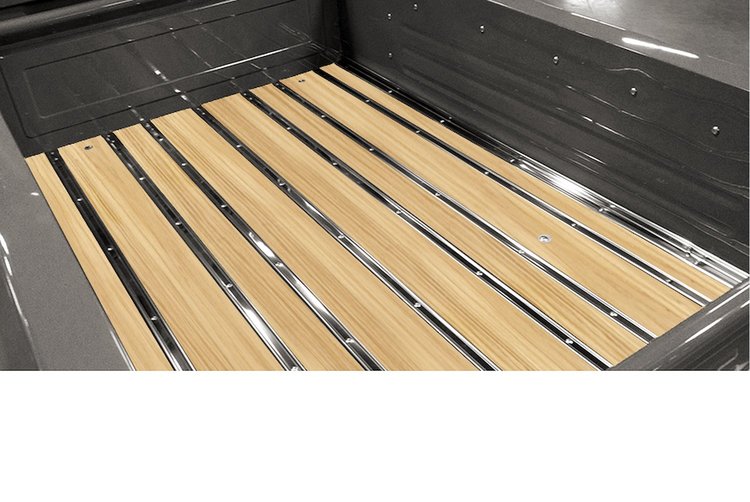 114114015 Bed-in-a-Box Kit for 1940-1945 Chevy Longbed, Stepside Truck, Hickory BedWood [Unfinished]