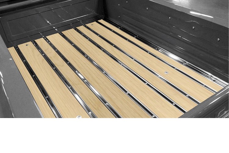 116119010 Bed-in-a-Box Kit for 1946 Chevy Longbed, Stepside Truck, Pine BedWood [Unfinished]
