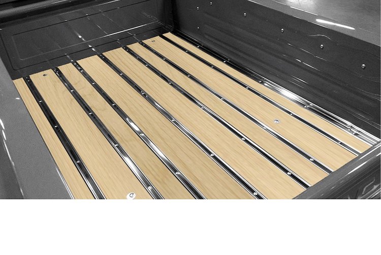117119110 BedWood-X Kit for 1947-1951.5 GM Shortbed, Stepside Truck, Pine BedWood [Finished w/HydroSatin]