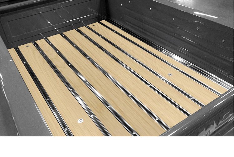 118119014 Bed-in-a-Box Kit for 1947-1951.5 GM Longbed, Stepside Truck, Pine BedWood [Unfinished]