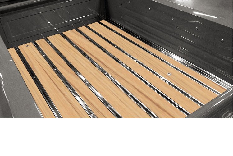 118121210 BedWood-X Kit for 1947-1951.5 GM Longbed, Stepside Truck, Cypress BedWood [Finished w/HydroShine]
