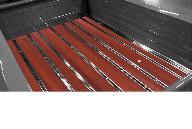 119130215 BedWood-X Kit for 1947-1951.5 GM Longbed 1-Ton, Stepside Truck, Paduak BedWood [Finished w/HydroShine]