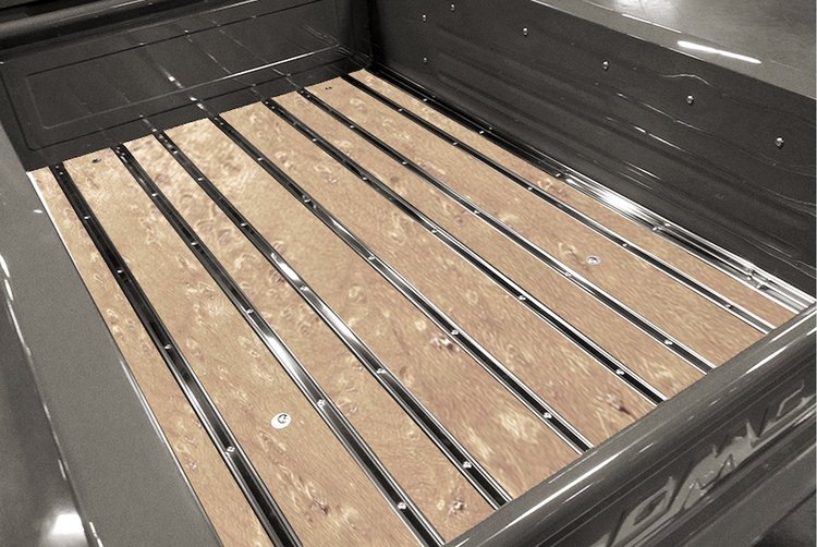 127116015 Bed-in-a-Box Kit for 1954-1955.5 GM Longbed 1-Ton, Stepside Truck, Birdseye Maple BedWood [Unfinished]