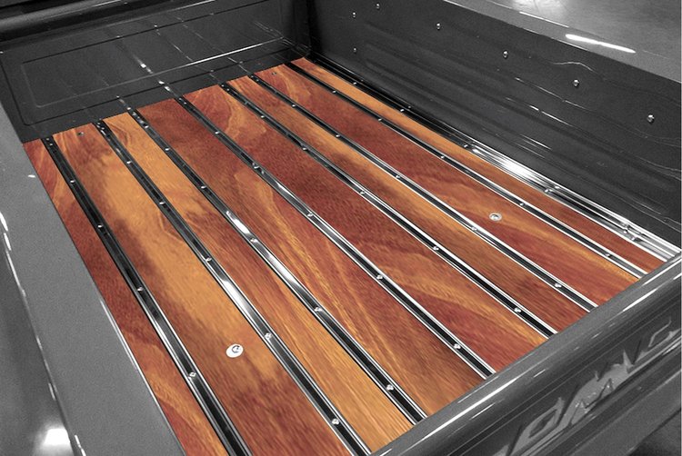130135014 Bed-in-a-Box Kit for 1957.5-1959 GM Longbed, Stepside Truck, Tiger Wood BedWood [Unfinished]