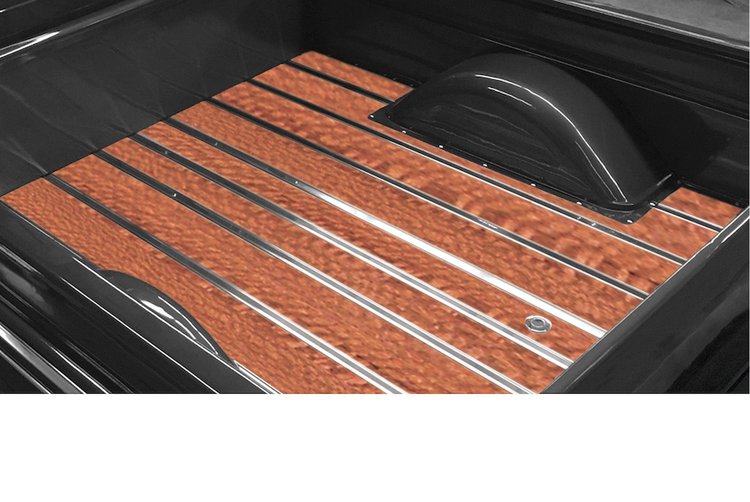 137136210 BedWood-X Kit for 1960-1962 GM Longbed, Fleetside Truck, Leopard Wood BedWood [Finished w/HydroShine]