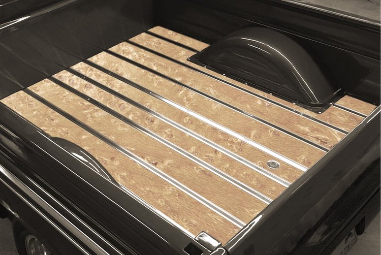 140116012 Bed-in-a-Box Kit for 1963-1966 GM Shortbed, Fleetside Truck, Birdseye Maple BedWood [Unfinished]