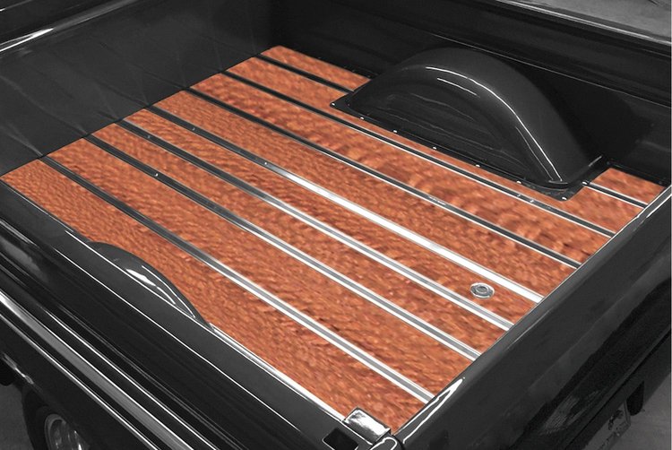 140136012 Bed-in-a-Box Kit for 1963-1966 GM Shortbed, Fleetside Truck, Leopard Wood BedWood [Unfinished]