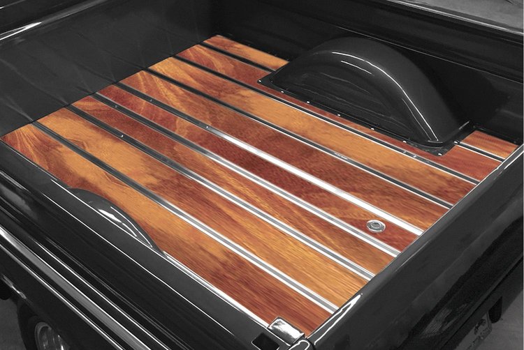 169135114 BedWood-X Kit 1973-1980 GM Longbed, Fleetside Truck w/OE Wooden Bed, Tiger Wood BedWood [Finish w/HydroSatin]