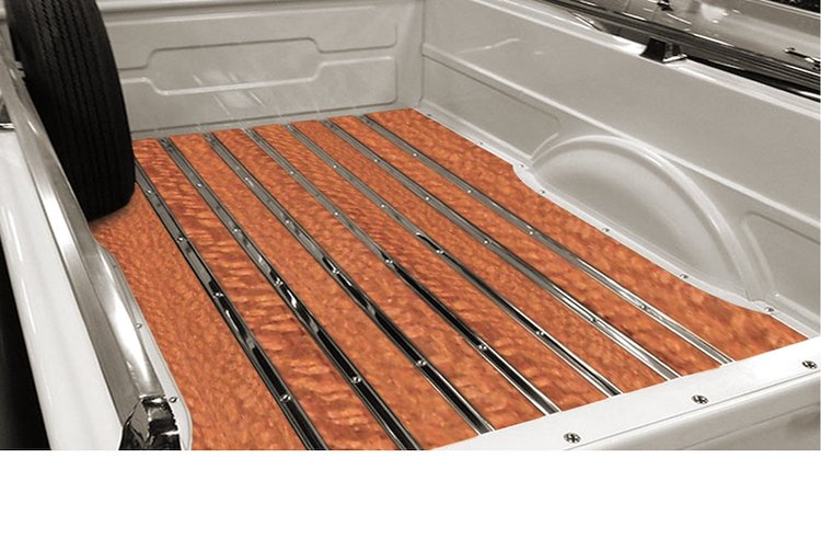 202136114 BedWood-X Kit for 1933-1935 Dodge Shortbed, Stepside Truck, Leopard Wood BedWood [Finished w/HydroSatin]
