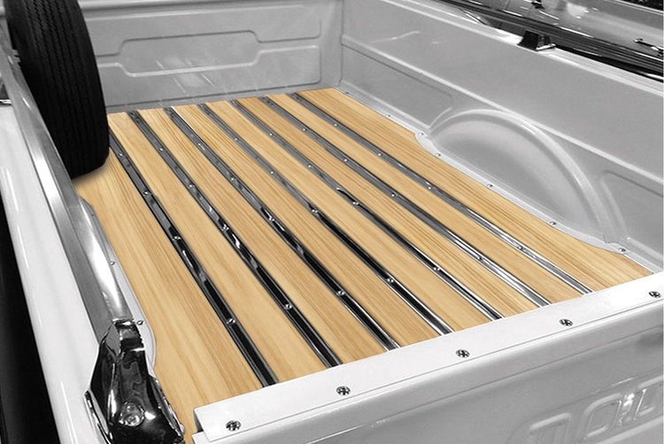 207114110 BedWood-X Kit for 1939 Dodge Shortbed, Stepside Truck, Hickory BedWood [Finished w/HydroSatin]