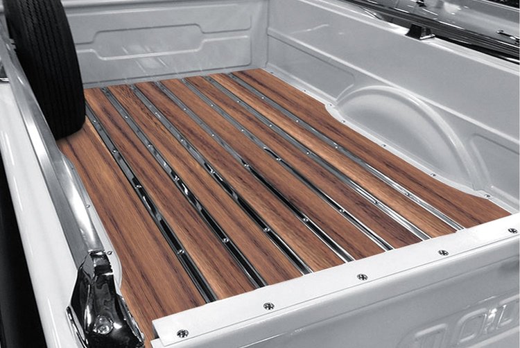 210113112 BedWood-X Kit for 1937-1942 Dodge Longbed 1-Ton, Stepside Truck, Black Walnut BedWood [Finished w/HydroSatin]