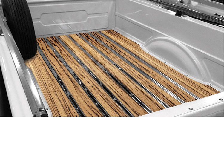 210134115 BedWood-X Kit for 1937-1942 Dodge Longbed 1-Ton, Stepside Truck, Zebra Wood BedWood [Finished w/HydroSatin]