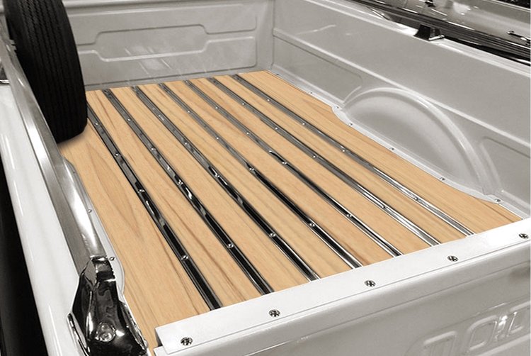 211121114 BedWood-X Kit for 1940 Dodge Shortbed, Stepside Truck, Cypress BedWood [Finished w/HydroSatin]