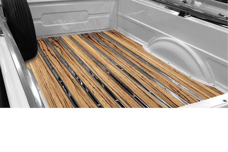 212134014 Bed-in-a-Box Kit for 1940 Dodge Longbed, Stepside Truck, Zebra Wood BedWood [Unfinished]