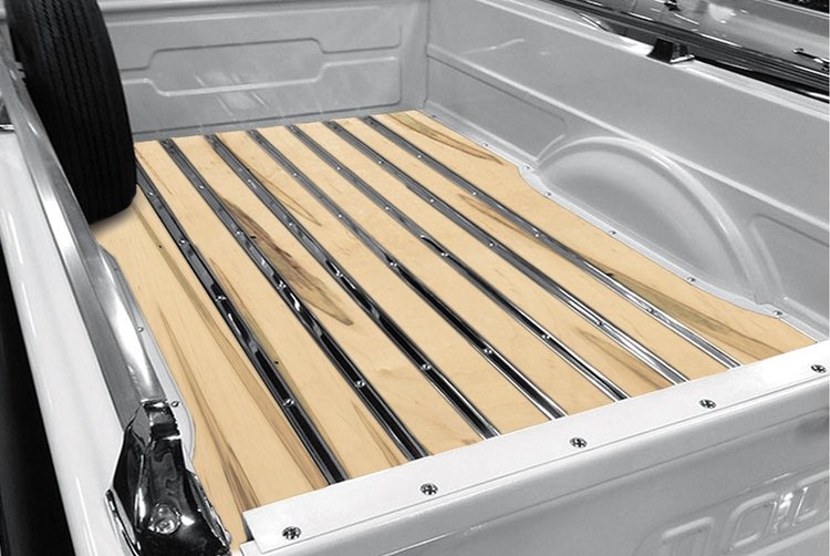 213118012 Bed-in-a-Box Kit for 1941-1945 Dodge Military Version Longbed, Stepside Truck, Wormy Maple BedWood [Unfinished]
