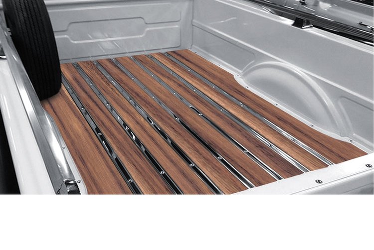219113112 BedWood-X Kit for 1948-1949 Dodge Lowside Shortbed, Stepside Truck, Black Walnut BedWood [Finished w/HydroSatin]