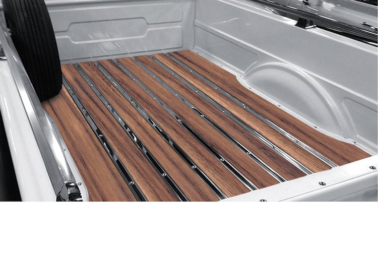 221113012 Bed-in-a-Box Kit for 1948-1949 Dodge Lowside Longbed, Stepside Truck, Black Walnut BedWood [Unfinished]