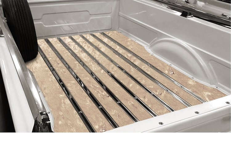 224116115 BedWood-X Kit for 1950-1952 Dodge Highside Shortbed, Stepside Truck, Birdseye Maple BedWood [Finished w/HydroSatin]
