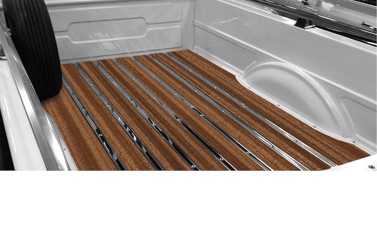 227131210 BedWood-X Kit for 1951-1952 Dodge Lowside Longbed, Stepside Truck, Sapele BedWood [Finished w/HydroShine]