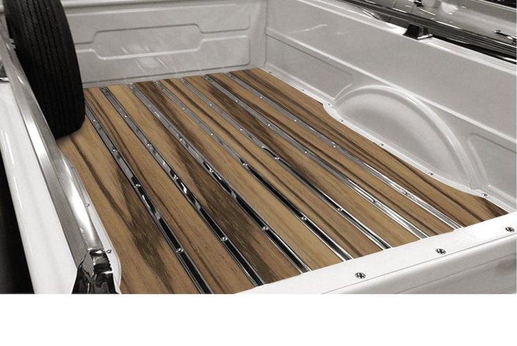 227133115 BedWood-X Kit for 1951-1952 Dodge Lowside Longbed, Stepside Truck, Black Limba BedWood [Finished w/HydroSatin]