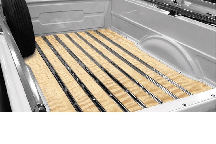 228117114 BedWood-X Kit for 1950 Dodge Lowside Longbed, Stepside Truck, Curly Maple BedWood [Finished w/HydroSatin]