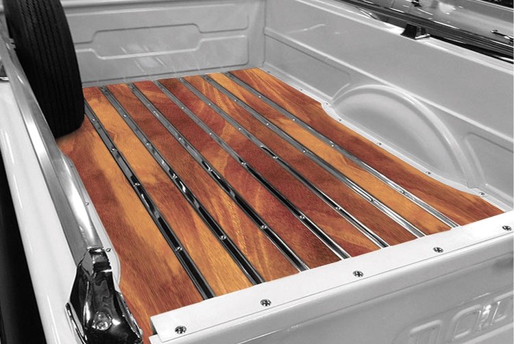 231135010 Bed-in-a-Box Kit for 1953-1954 Dodge Highside Shortbed, Stepside Truck, Tiger Wood BedWood [Unfinished]