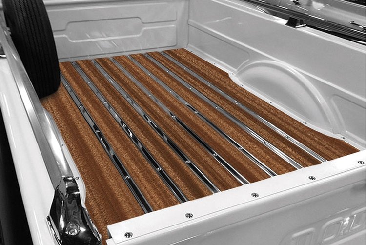 237131115 BedWood-X Kit for 1955-1956 Dodge Highside Longbed, Stepside Truck, Sapele BedWood [Finished w/HydroSatin]