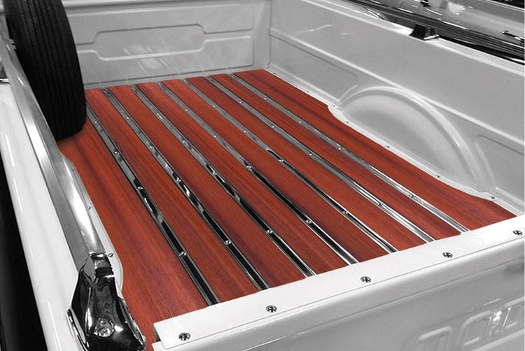 239130115 BedWood-X Kit for 1957-1960 Dodge Highside Longbed, Stepside Truck, Paduak BedWood [Finished w/HydroSatin]