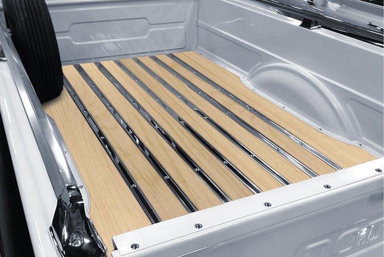 247119210 BedWood-X Kit for 1972-1985 Dodge Shortbed, Stepside Truck, Pine BedWood [Finished w/HydroShine]