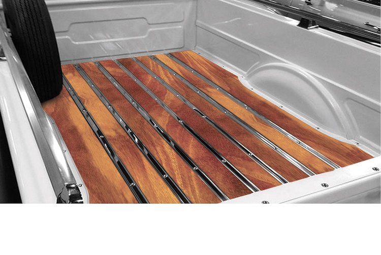 247135215 BedWood-X Kit for 1972-1985 Dodge Shortbed, Stepside Truck, Tiger Wood BedWood [Finished w/HydroShine]