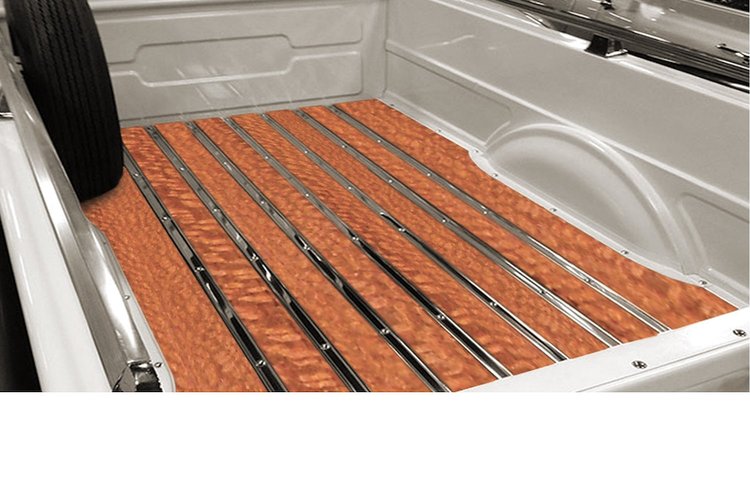 247136112 BedWood-X Kit for 1972-1985 Dodge Shortbed, Stepside Truck, Leopard Wood BedWood [Finished w/HydroSatin]