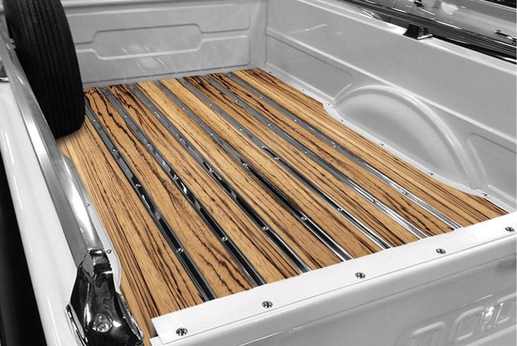 251134015 Bed-in-a-Box Kit for 1961-1964 Dodge Power Wagon, Zebra Wood BedWood [Unfinished]