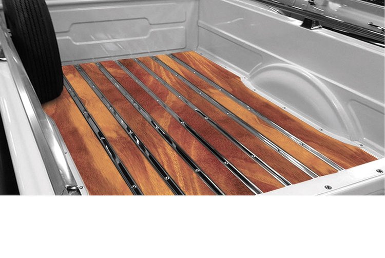 252135010 Bed-in-a-Box Kit for 1965-1968 Dodge Power Wagon, Tiger Wood BedWood [Unfinished]