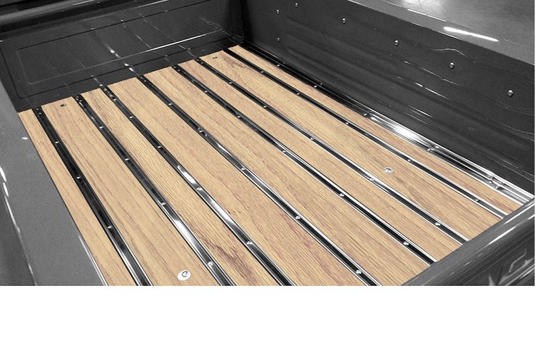 308110110 BedWood-X Kit for 1937 Ford Deluxe 1/2 Ton Truck, Red Oak BedWood [Finished w/HydroSatin]