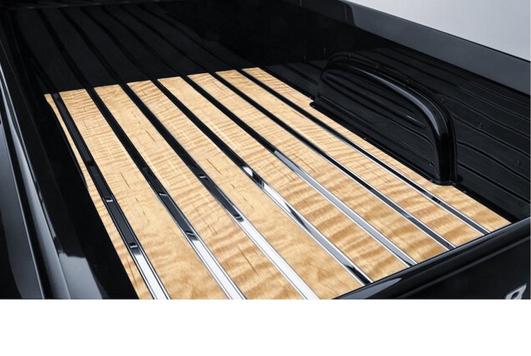 310117110 BedWood-X Kit for 1948-1950 Ford/Mercury Shortbed, Flareside Truck, Curly Maple BedWood [Finished w/HydroSatin]