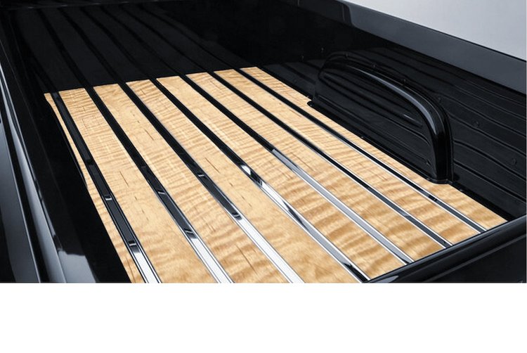 310117112 BedWood-X Kit for 1948-1950 Ford/Mercury Shortbed, Flareside Truck, Curly Maple BedWood [Finished w/HydroSatin]